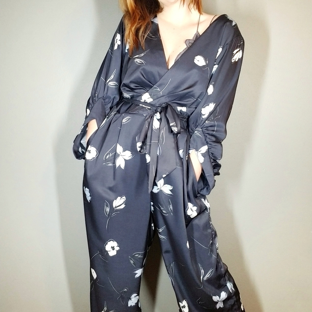 Anthropologie NWOT Sachin and Babi Floral Jumpsuit